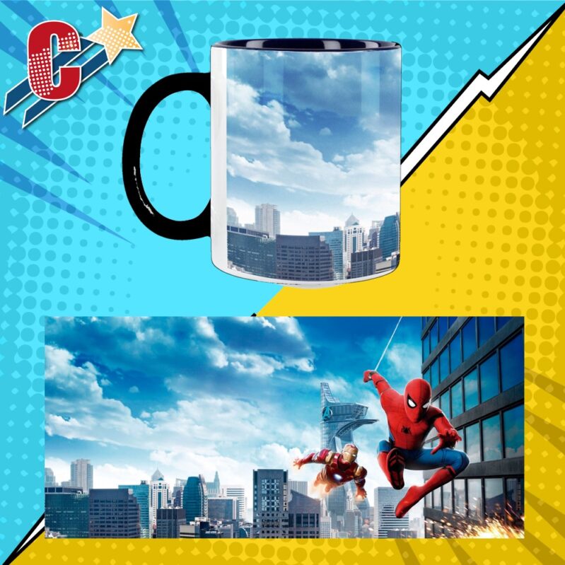 Mug Iron Man Spider Man