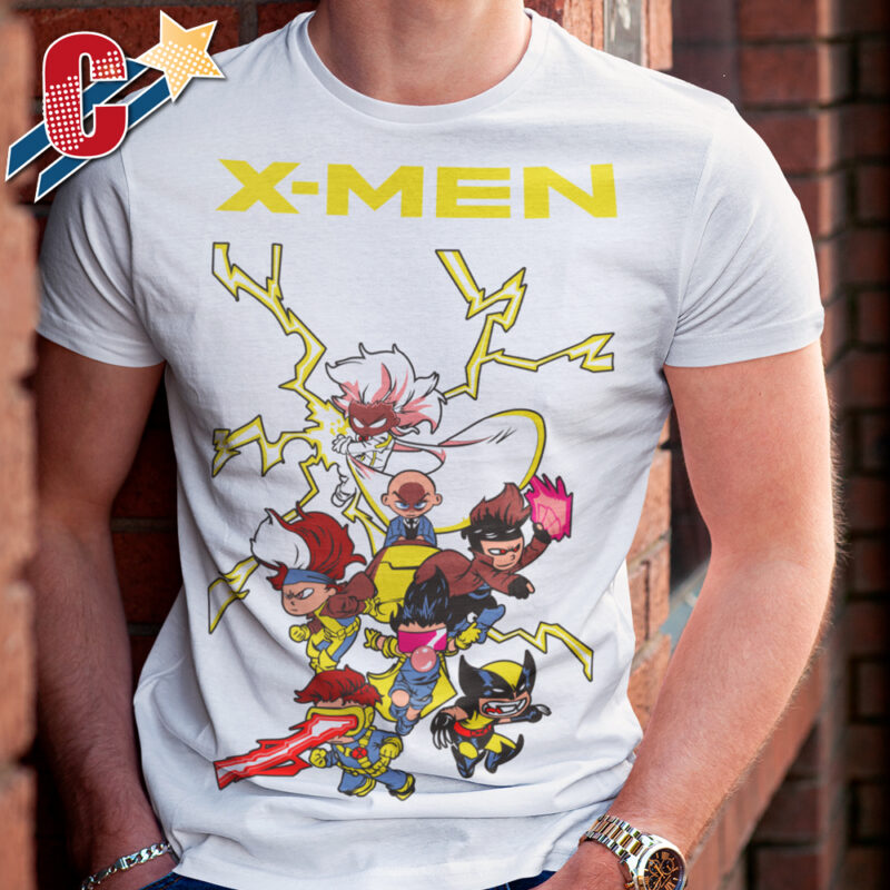 Camiseta X-Men Chibi