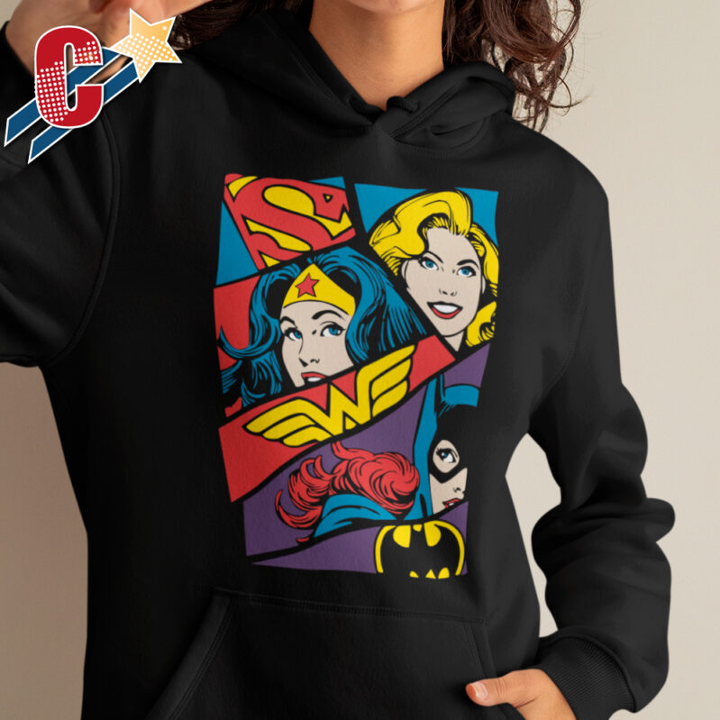 Hoodie Superheroinas DC